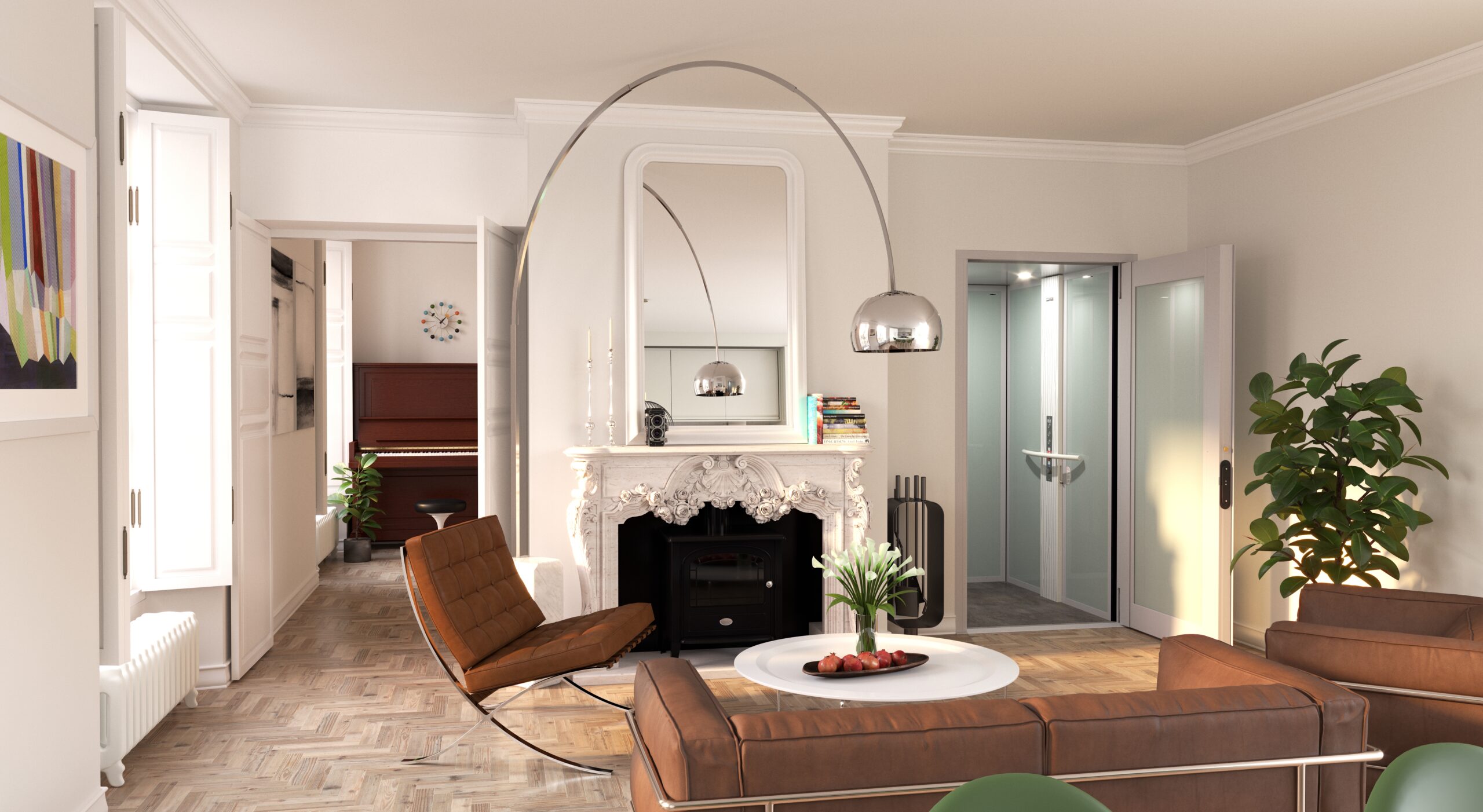 Ascenseur de maison intérieur