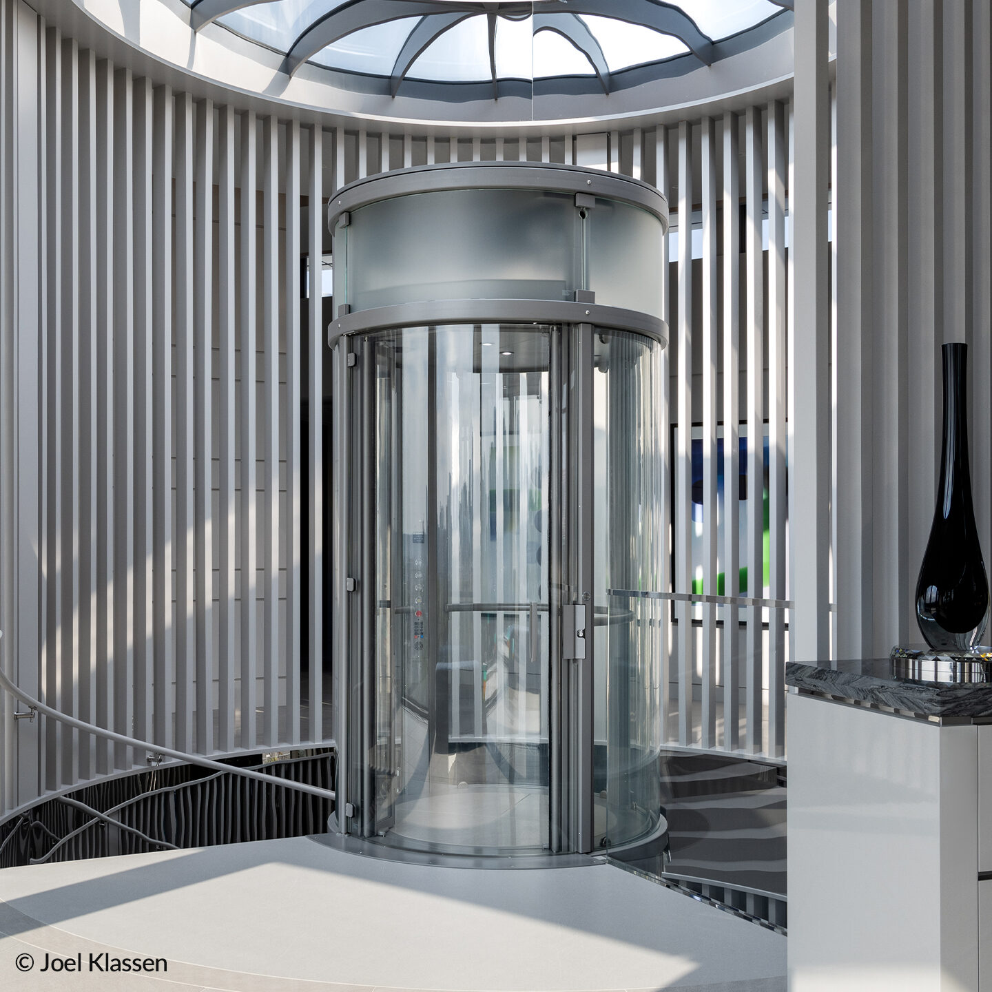 Vuelift - ascenseur panoramique haut de gamme intérieur