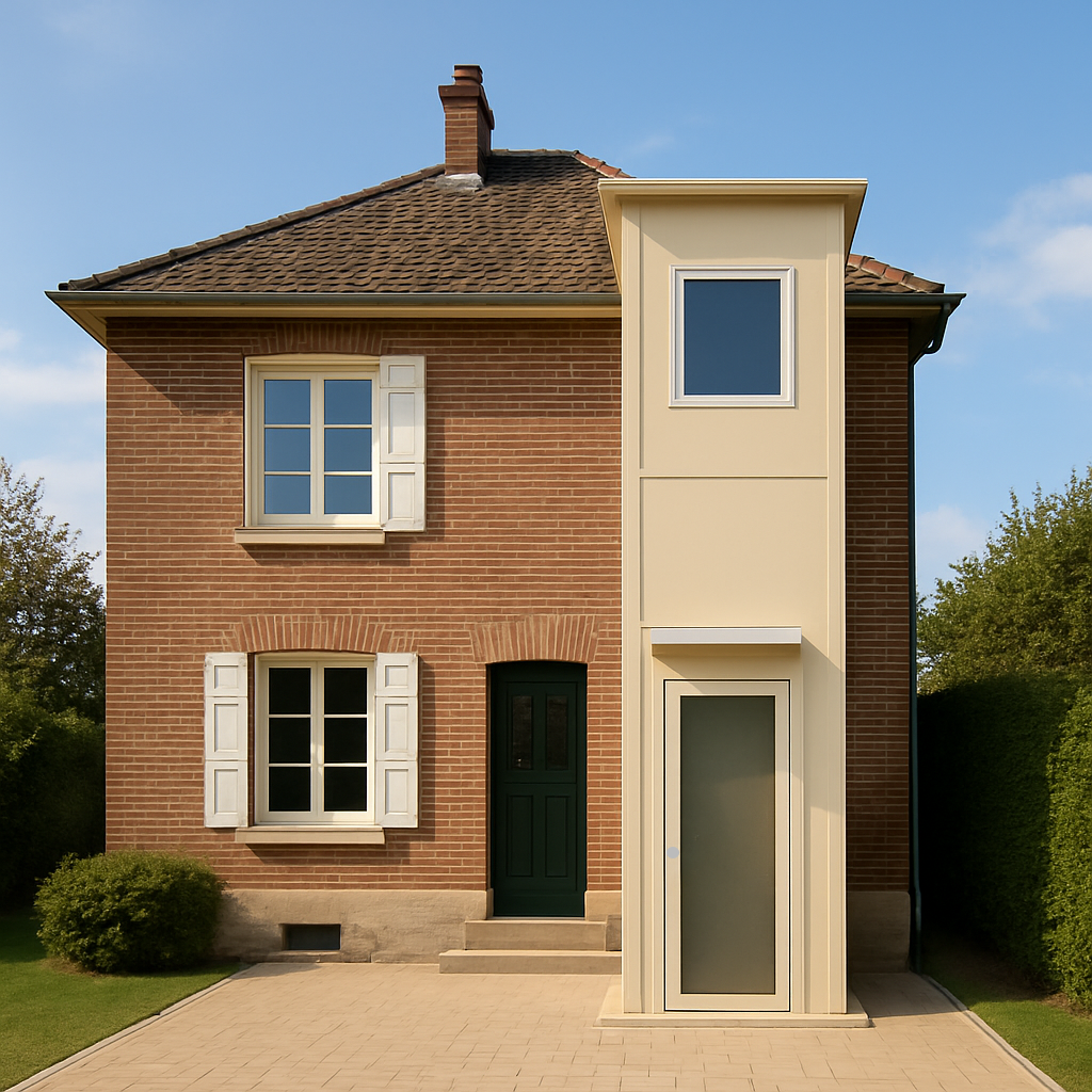 Ascenseur de maison extérieur