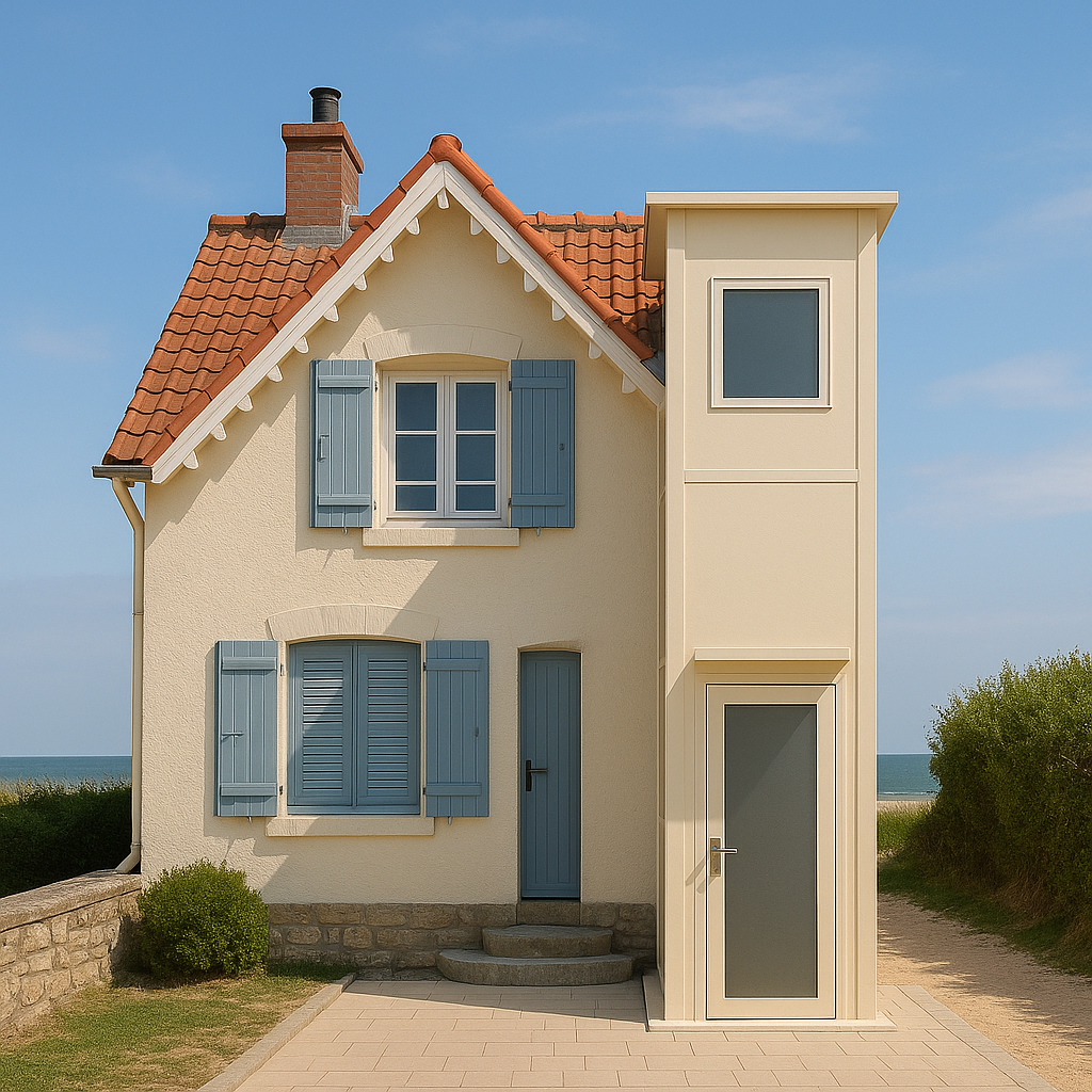 Ascenseurs de maison extérieur