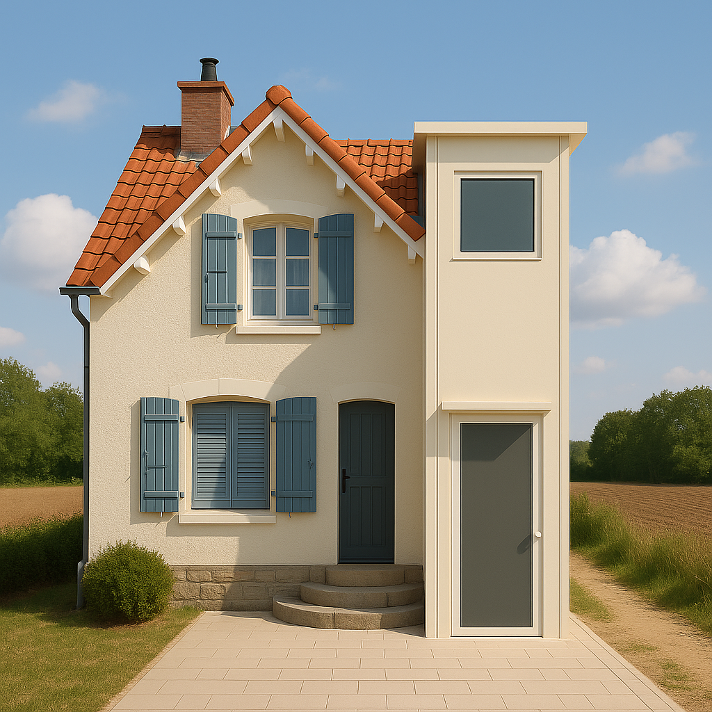 Ascenseurs de maison extérieur