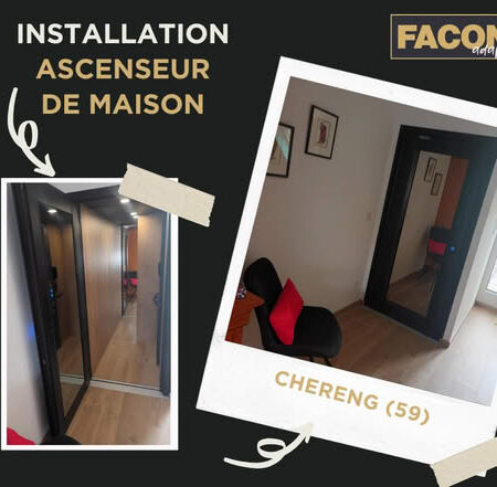 Installation d'un ascenseur privatif à Chéreng (59) près de Lille
